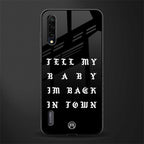 back in town glass case for mi a3 redmi a3 image