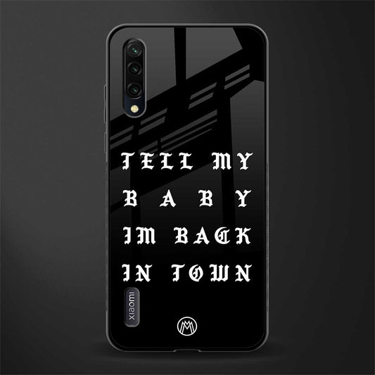 back in town glass case for mi a3 redmi a3 image