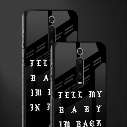 back in town glass case for redmi k20 image-2