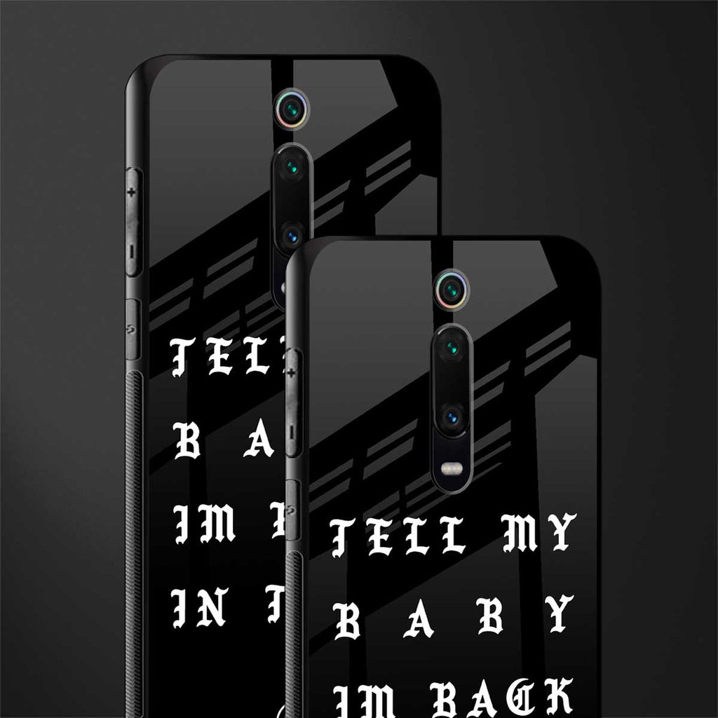 back in town glass case for redmi k20 pro image-2