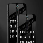 back in town glass case for redmi k20 pro image-2