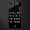 back in town glass case for realme c1 image