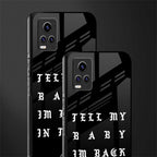 back in town back phone cover | glass case for vivo y73