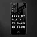 back in town glass case for vivo x60 pro image