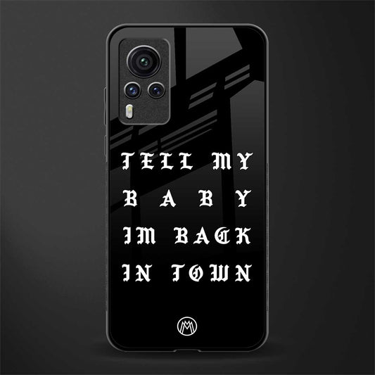 back in town glass case for vivo x60 pro image