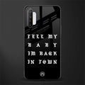 back in town glass case for realme xt image