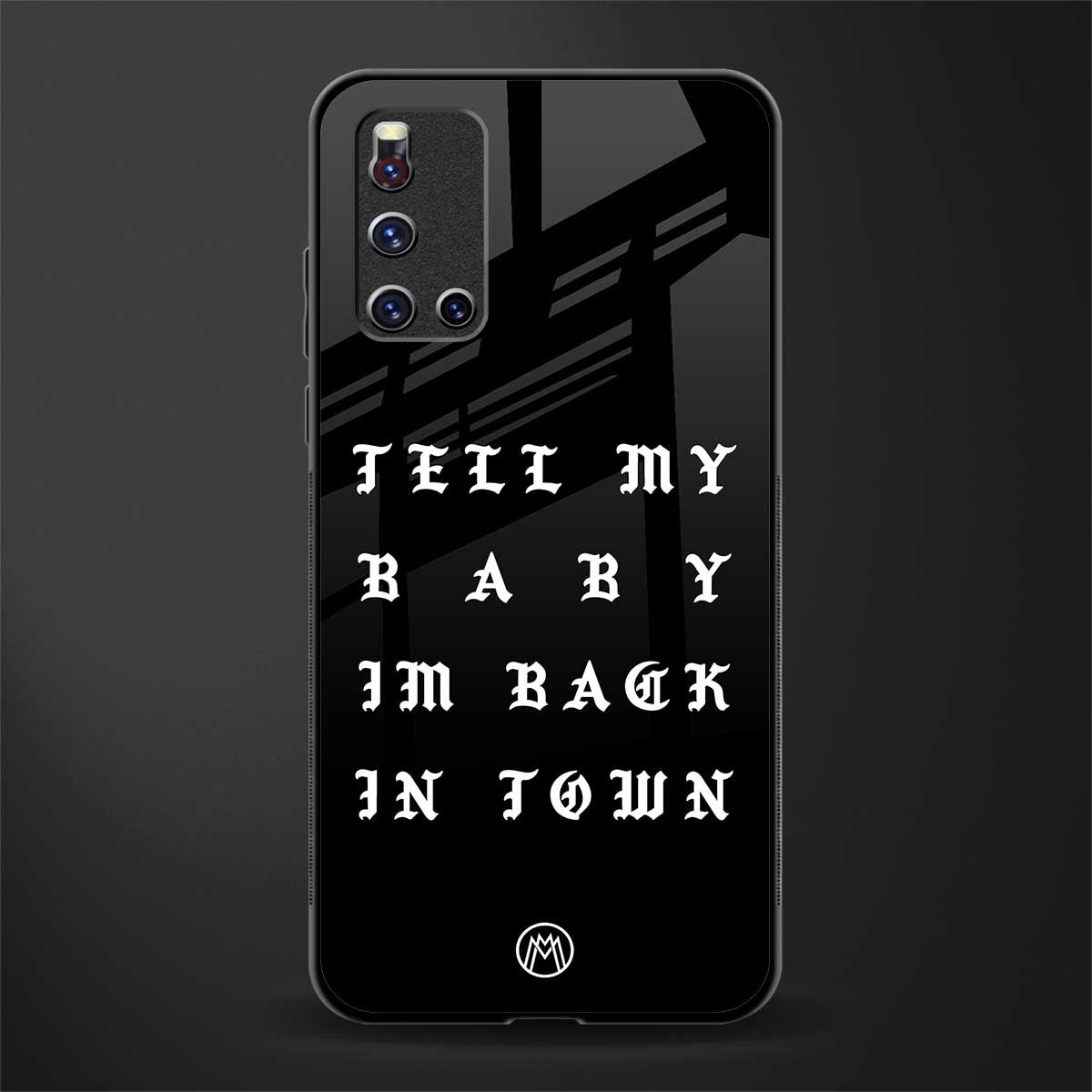 back in town glass case for vivo v19 image