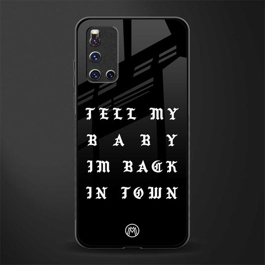 back in town glass case for vivo v19 image