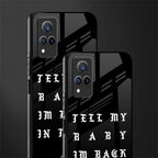 back in town glass case for vivo v21 5g image-2