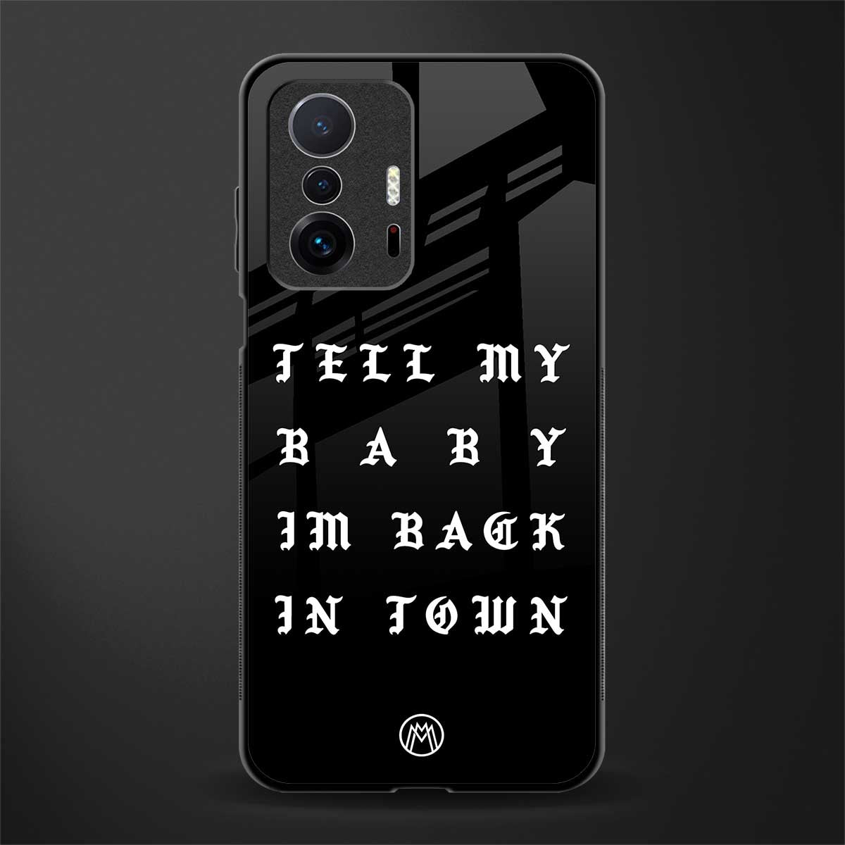 back in town glass case for mi 11t pro 5g image