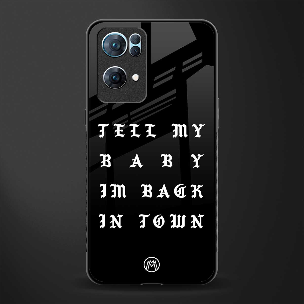 back in town glass case for oppo reno7 pro 5g image