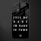 back in town glass case for realme 9 pro plus 5g image