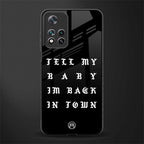 back in town glass case for poco m4 pro 5g image