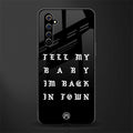 back in town glass case for realme x50 pro image
