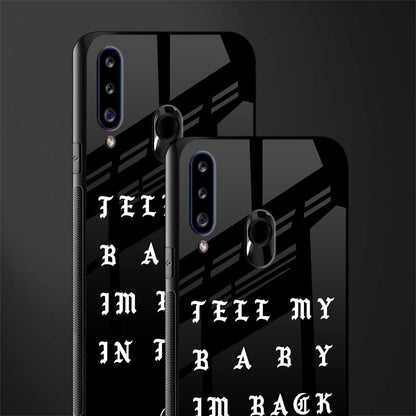 back in town glass case for samsung galaxy a20s image-2