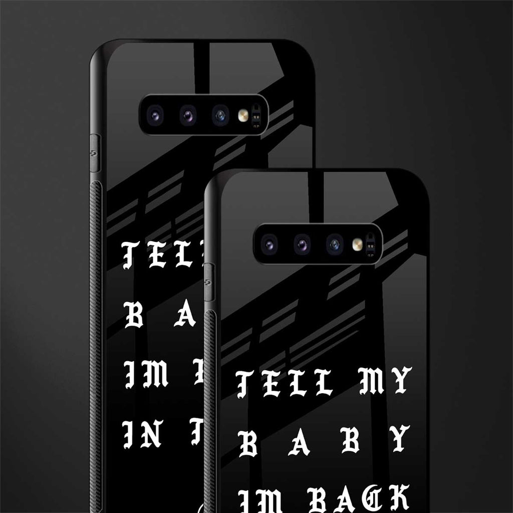 back in town glass case for samsung galaxy s10 plus image-2