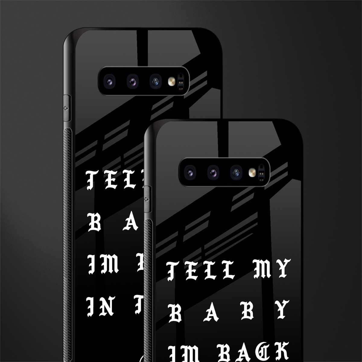 back in town glass case for samsung galaxy s10 plus image-2