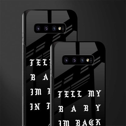 back in town glass case for samsung galaxy s10 plus image-2