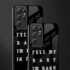 back in town glass case for samsung galaxy s22 ultra 5g image-2