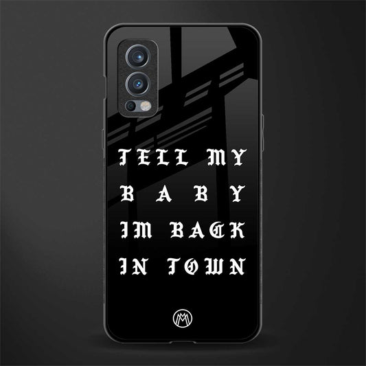 back in town glass case for oneplus nord 2 5g image