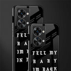 back in town glass case for phone case | glass case for oneplus nord 2t 5g