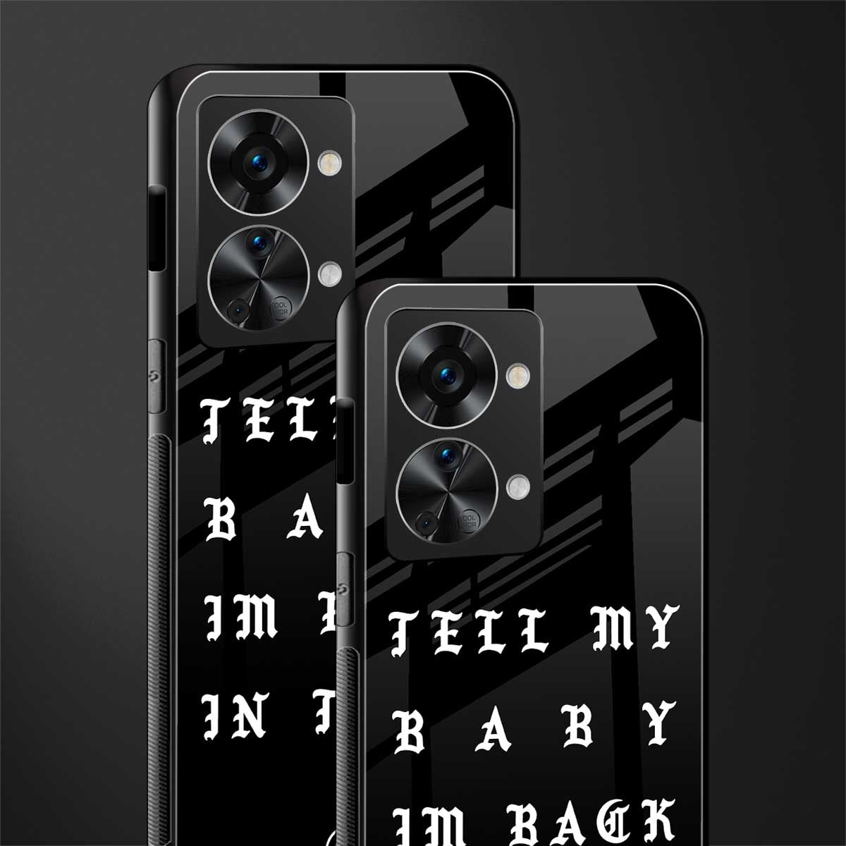 back in town glass case for phone case | glass case for oneplus nord 2t 5g