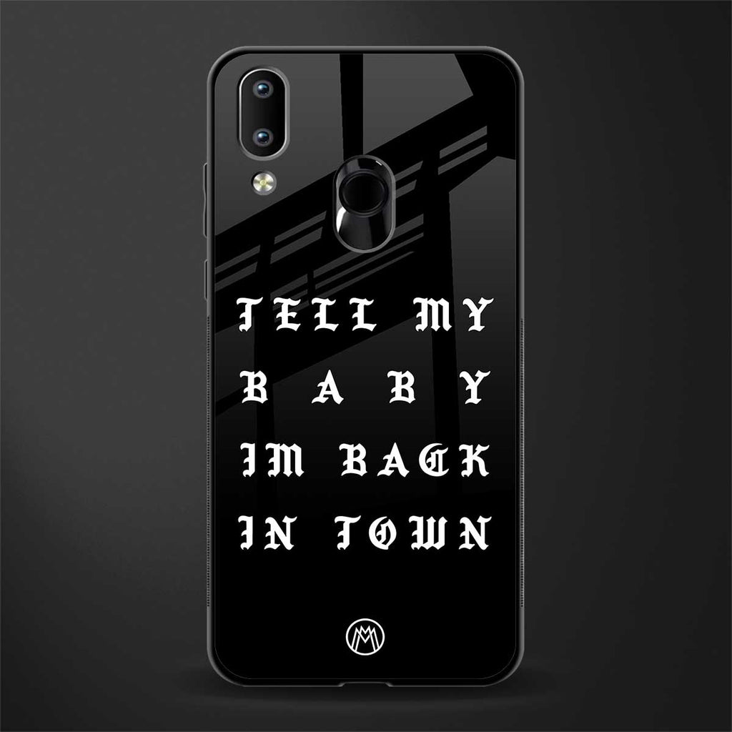back in town glass case for vivo y95 image