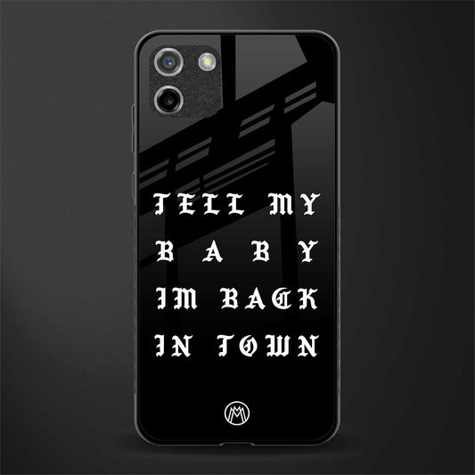 back in town glass case for realme c11 image
