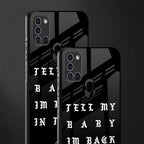 back in town glass case for samsung galaxy a21s image-2
