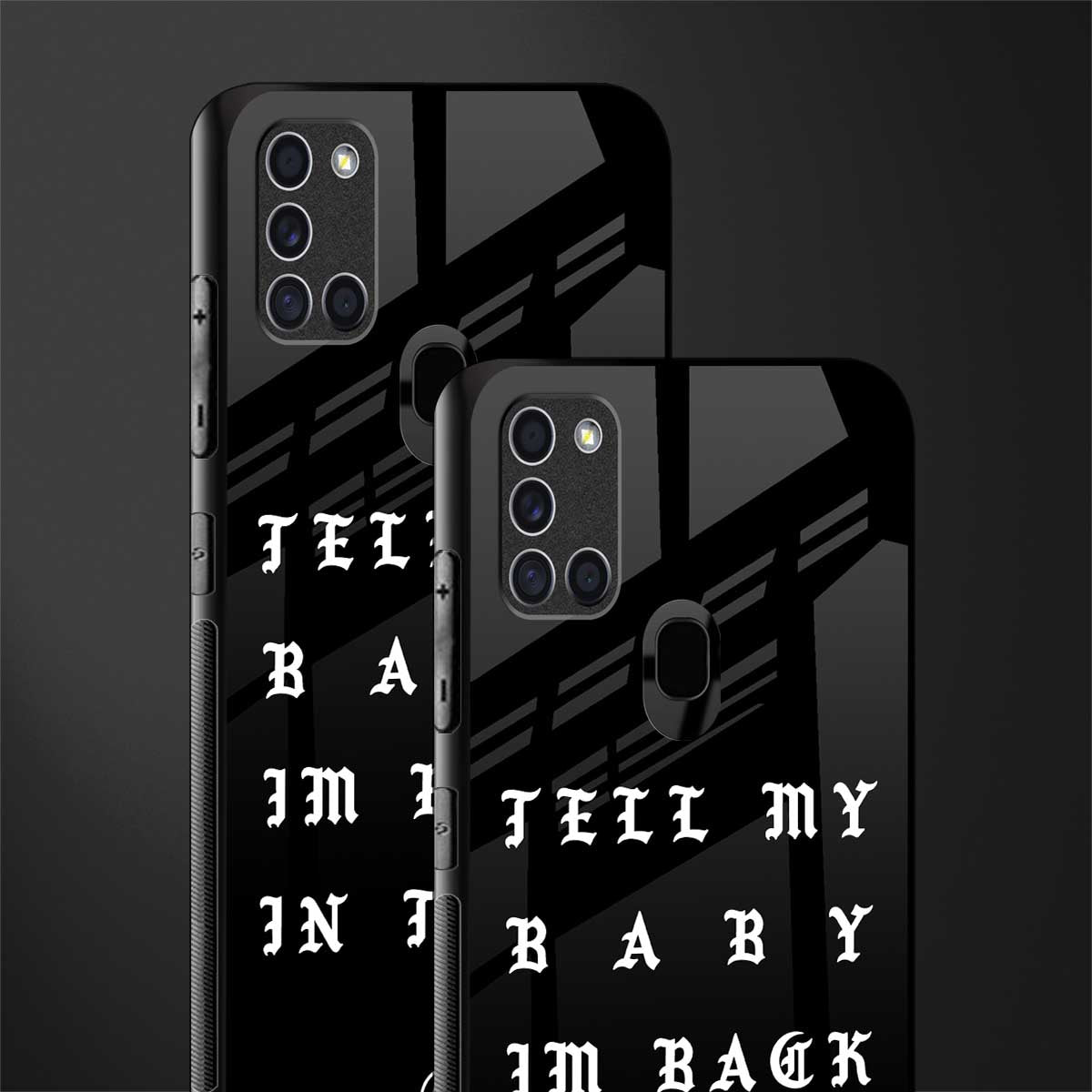 back in town glass case for samsung galaxy a21s image-2