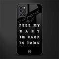 back in town glass case for samsung galaxy a21s image