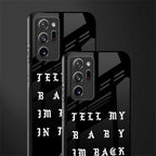 back in town glass case for samsung galaxy note 20 ultra 5g image-2