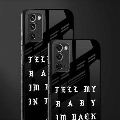 back in town glass case for samsung note 20 image-2