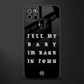 back in town glass case for realme c25 realme c25s image