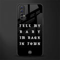back in town glass case for realme narzo 20 pro image