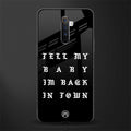 back in town glass case for realme x2 pro image
