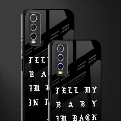 back in town glass case for vivo y12s image-2