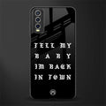 back in town glass case for vivo y20i vivo y20t image