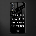 back in town glass case for vivo y20i vivo y20t image