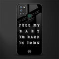 back in town glass case for realme 7i image