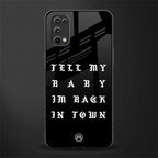 back in town glass case for realme 7 pro image