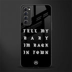 back in town glass case for oppo reno 4 pro image