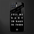 back in town glass case for oppo f17 image