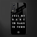 back in town glass case for vivo y51 image