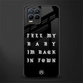 back in town glass case for realme 8 pro image