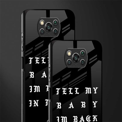 back in town glass case for poco x3 pro image-2