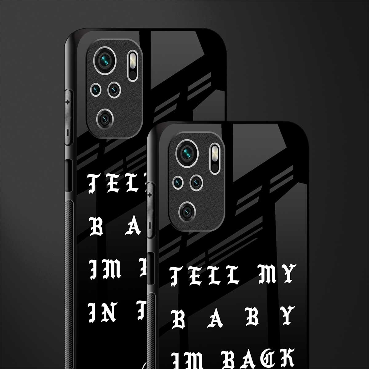 back in town glass case for redmi note 10 image-2