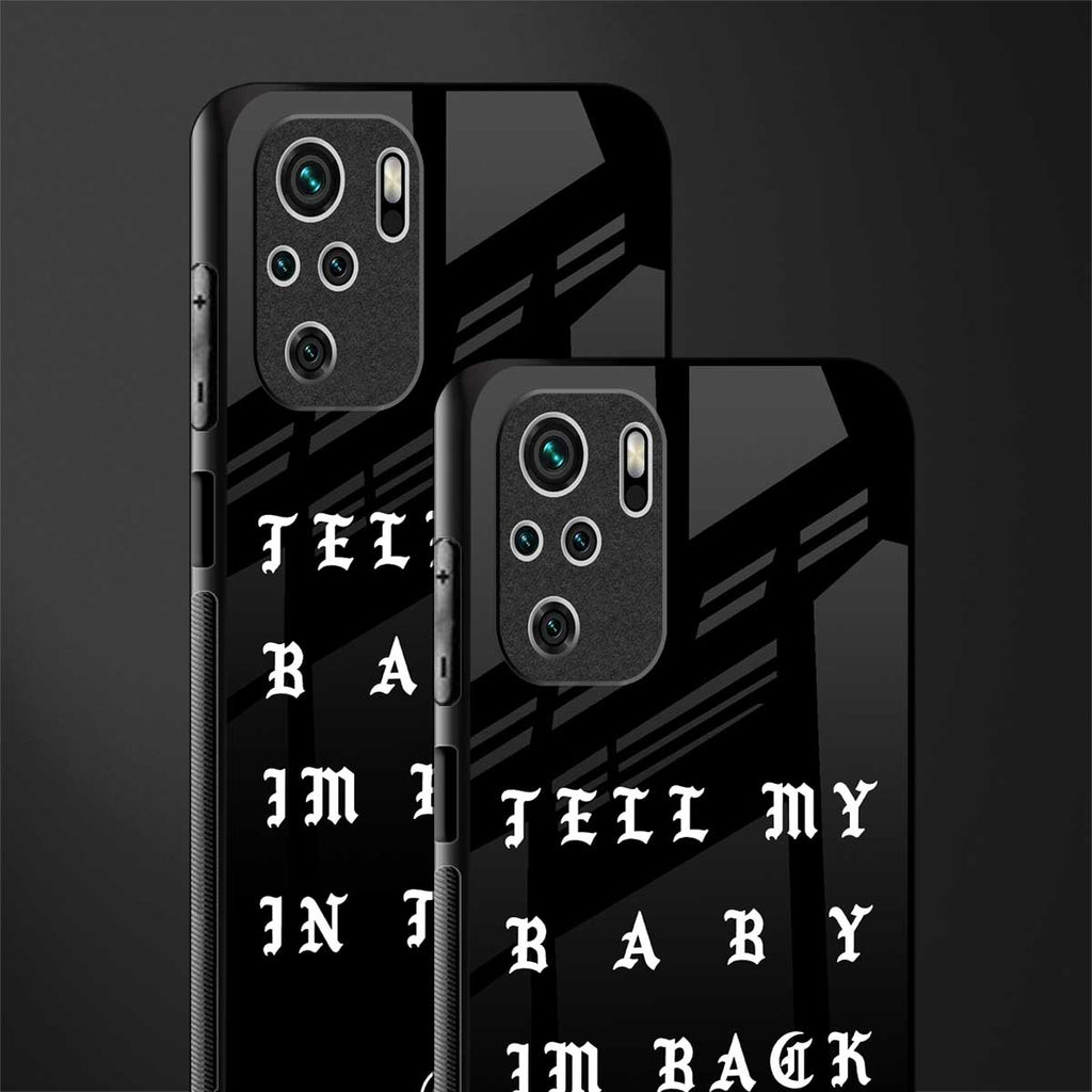 back in town glass case for redmi note 10s image-2