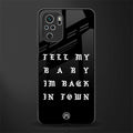 back in town glass case for redmi note 10 image