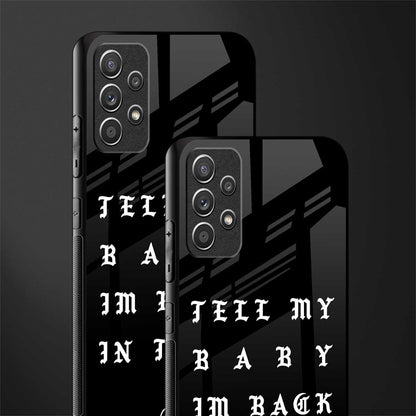back in town glass case for samsung galaxy a72 image-2